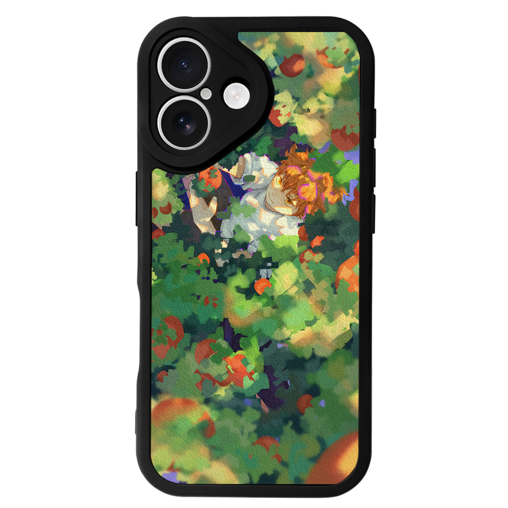 （画像用） ハイキュー!! Haikyu!! 【iPhone 16シリーズ対応】シリコンスマホケース（レザー調） 材質：シリコン